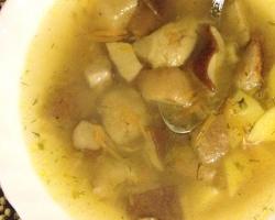 Рецепты супов из белых грибов с картофелем